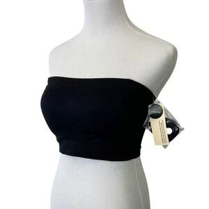 NEW Truekind Convertible‎ Strapless Bandeau Bra Size Large Black